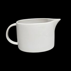 Vintage West Elm LARGE White Creamer Pitcher of Gravy Boat - EUC!!!!